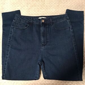 Forever 21 Dark Blue High Rise Jeans